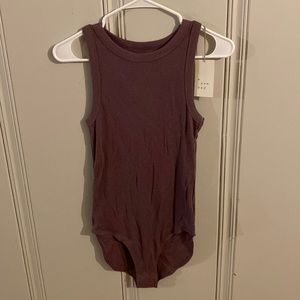 Plum body suit